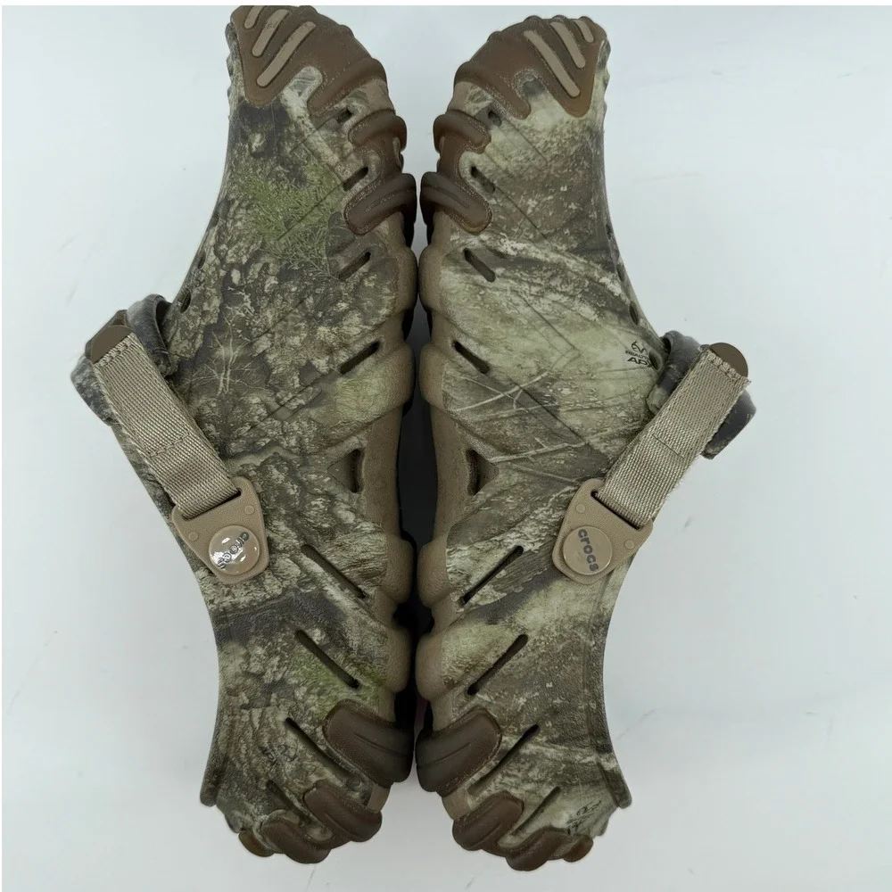 Crocs Realtree APX Echo Camo Clog Men 9 Women 11 Camouflage Rugged Slip On